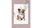 Watercolor Cute Dog sublimation png, an Object Graphic by KomtsyanTatyanaArt (Thumbnail 2 of 6)