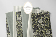 Arts & Crafts Floral Patterns Black, a Pattern Graphic by Eclectic Anthology (Thumbnail 3 of 10)