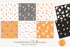 Happy Halloween! Watercolor Set