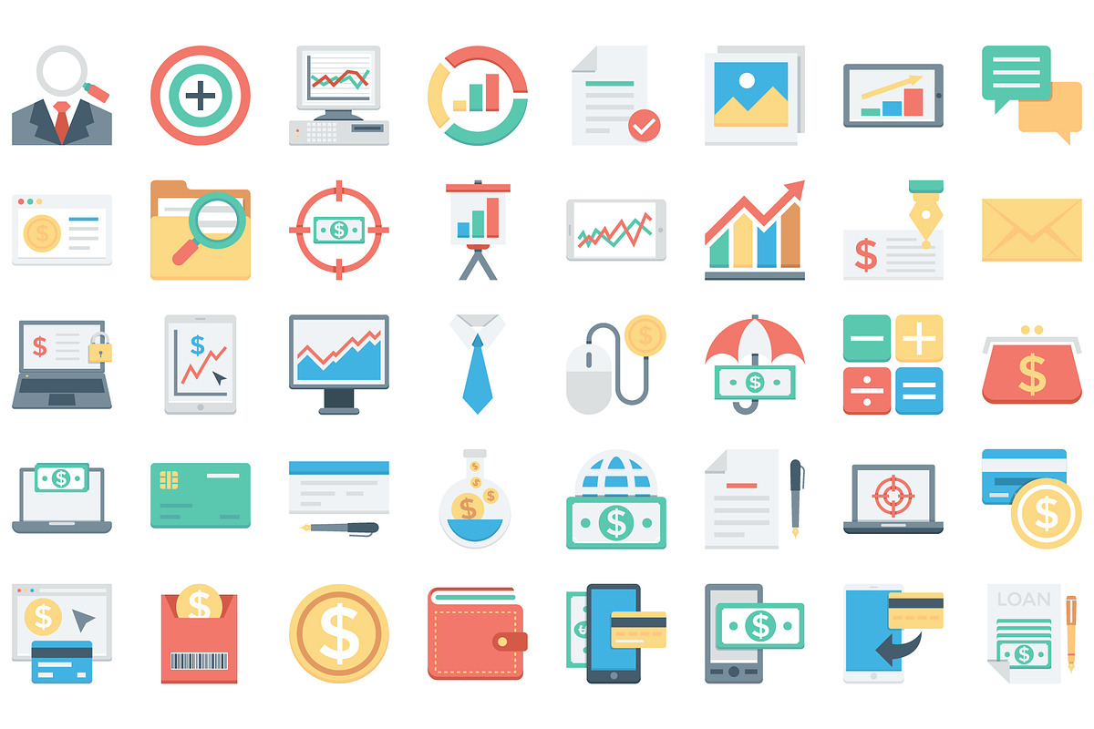Finance and Payment Icon Set., an Icon by Vector Portal (Photo 5 of 6)