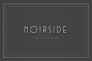 Noirside Font + Styles, a Sans Serif Font by kulturrrno (Thumbnail 1 of 7)