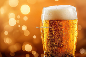 Enjoying refreshing golden beer with, a Photo by Iftikhar Alam