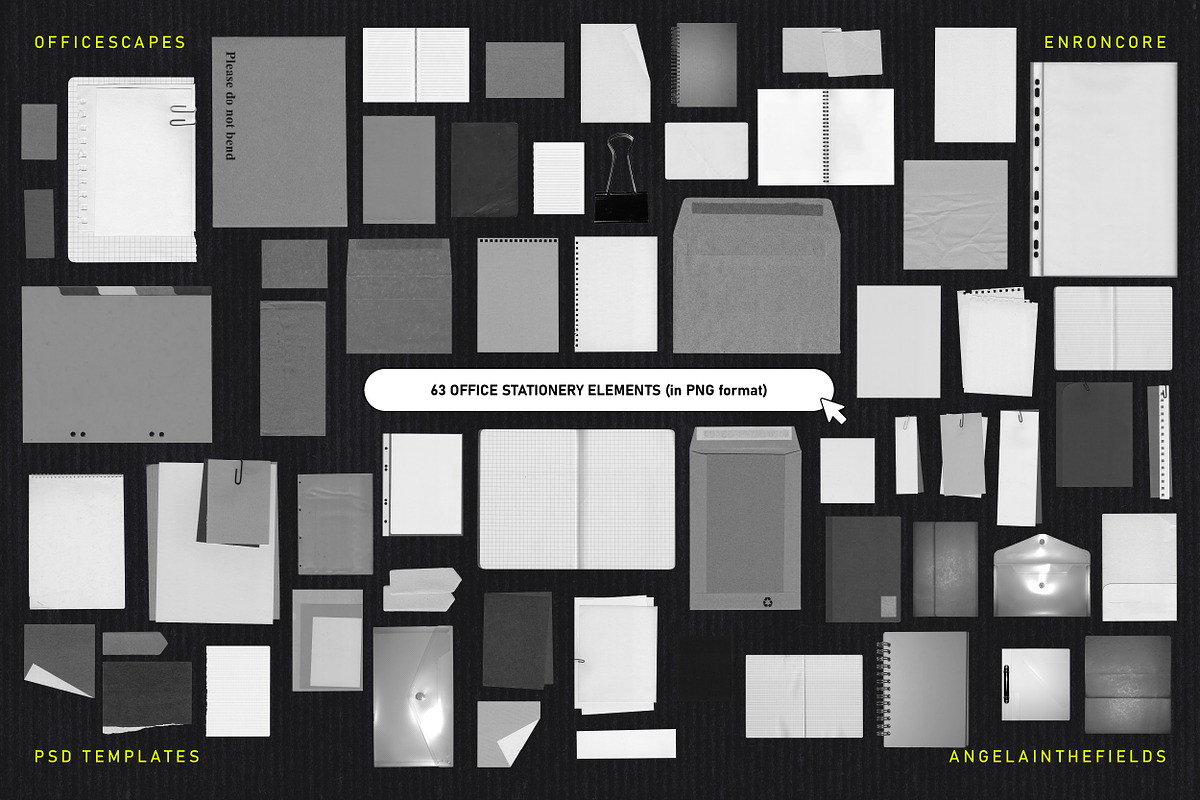 OFFICESCAPES PSD Mockups, an Object Graphic by angelainthefields (Photo 8 of 12)