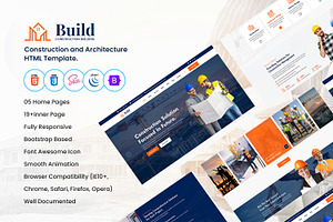 Construction HTML5 Template