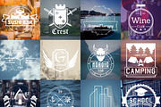 570+ Badges Logo Bundle 92% off, a Branding & Logo Template by Krukowski Graphics (Thumbnail 3 of 5)