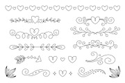 Hand drawn elegant dividers, an Object Graphic by Tiger and Flower (Thumbnail 13 of 16)