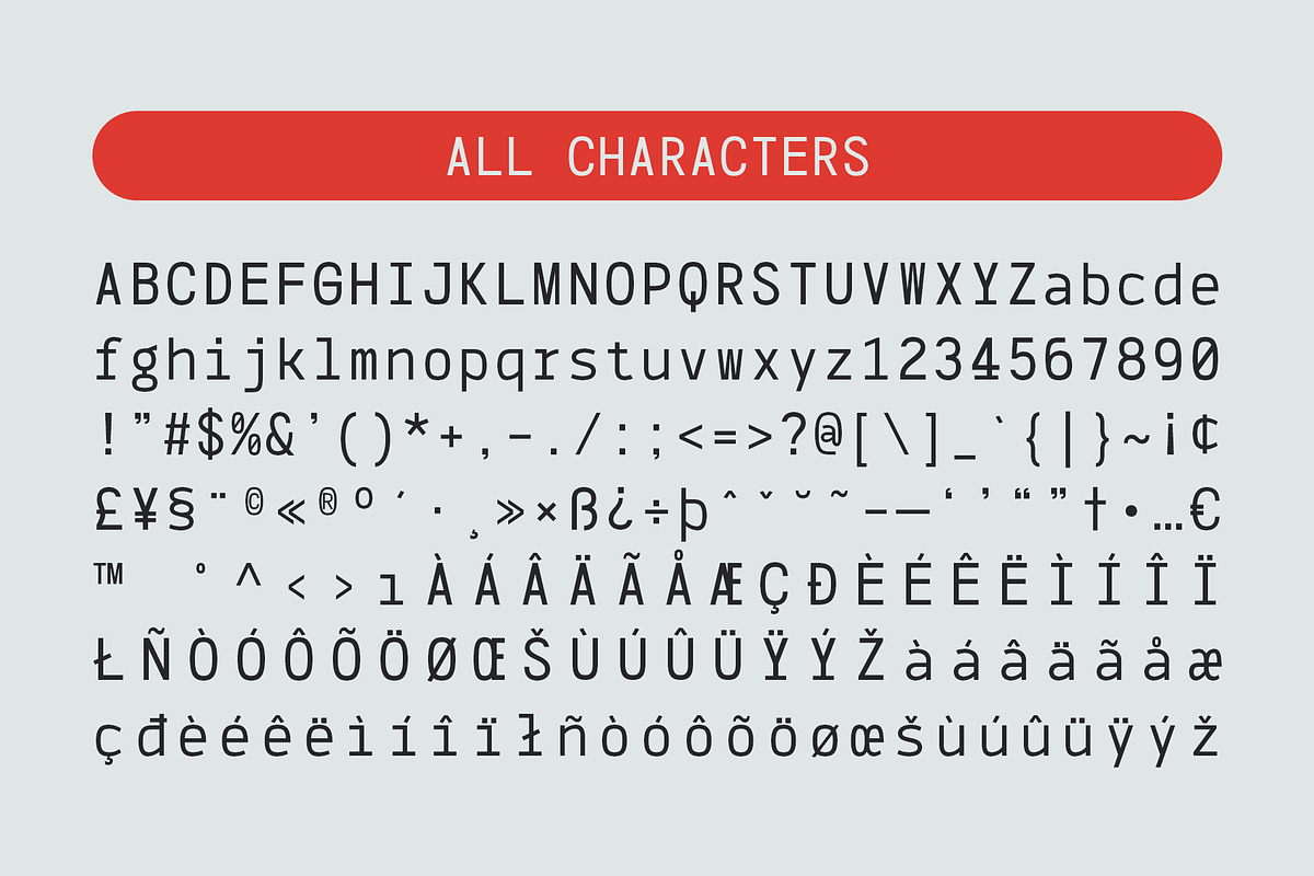 CS Genio Mono – Monospaced Typeface, a Sans Serif Font by Craft Supply Co. (Photo 8 of 8)