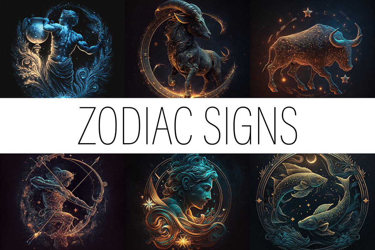 Unique Zodiac Signs, an Object Illustration by Nomad (Photo 1 of 13)