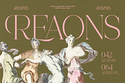 Reaons | Elegant Thin Serif Font, a Serif Font by timelesstype.co (Thumbnail 1 of 15)