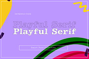 Playful Serif font, a Slab Serif Font by Wow Magic (Thumbnail 1 of 3)
