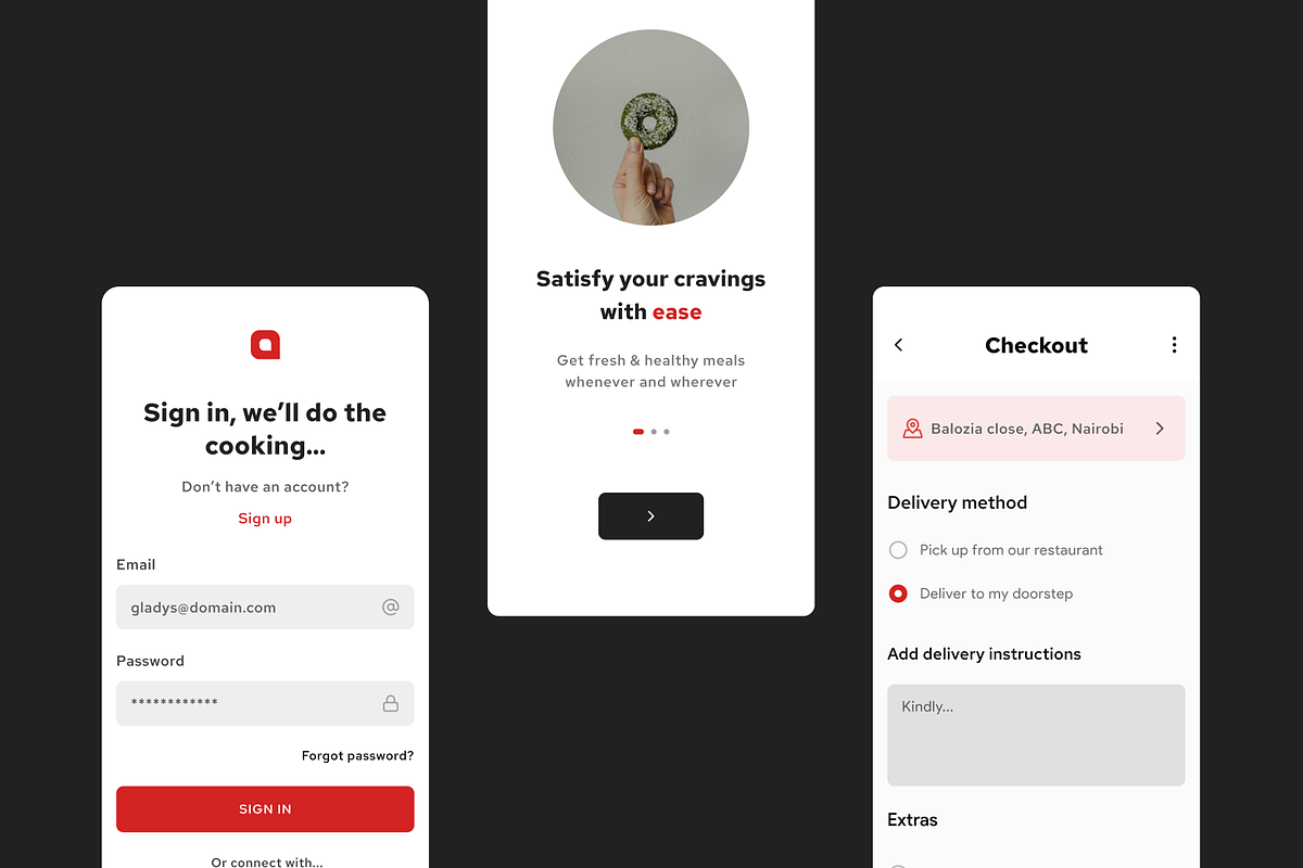 Quickbite : Food delivery UI kit, an UI Kit Template by Abel (Photo 4 of 5)