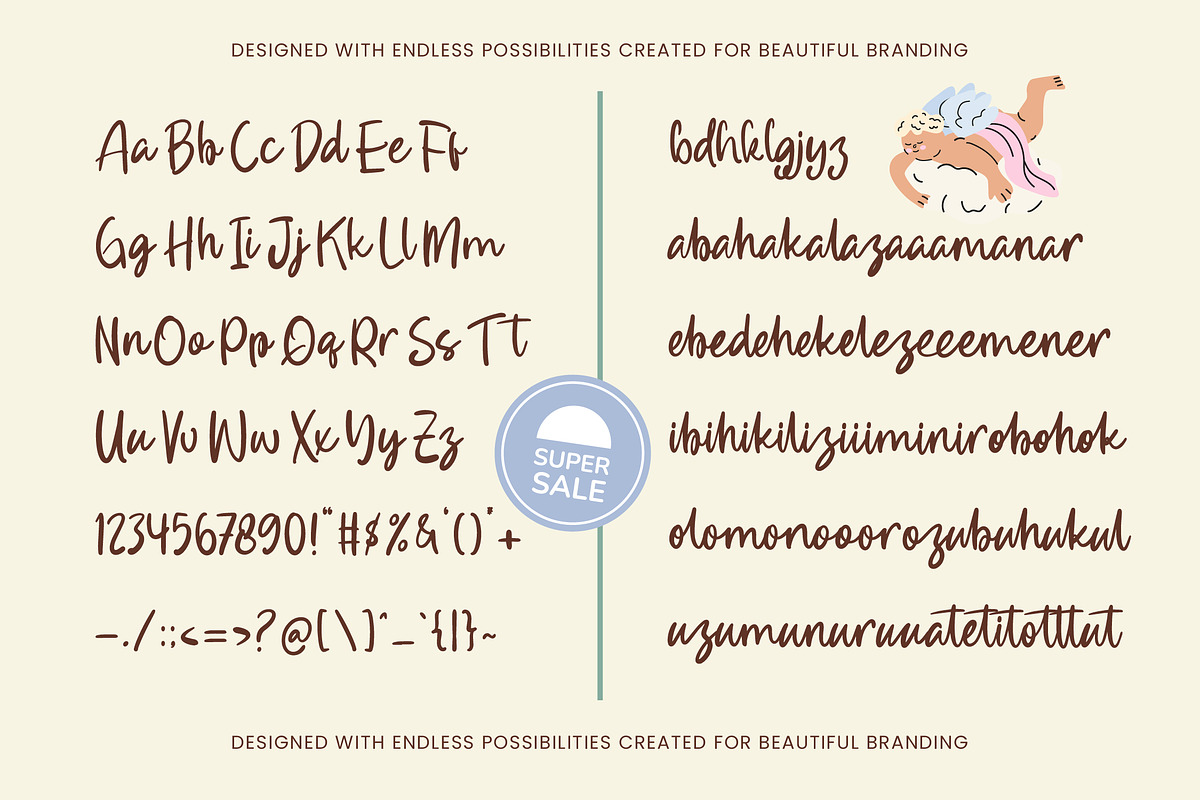 Requested Casual Handwritten, a Handwritten Font by AmorfaType (Photo 8 of 8)