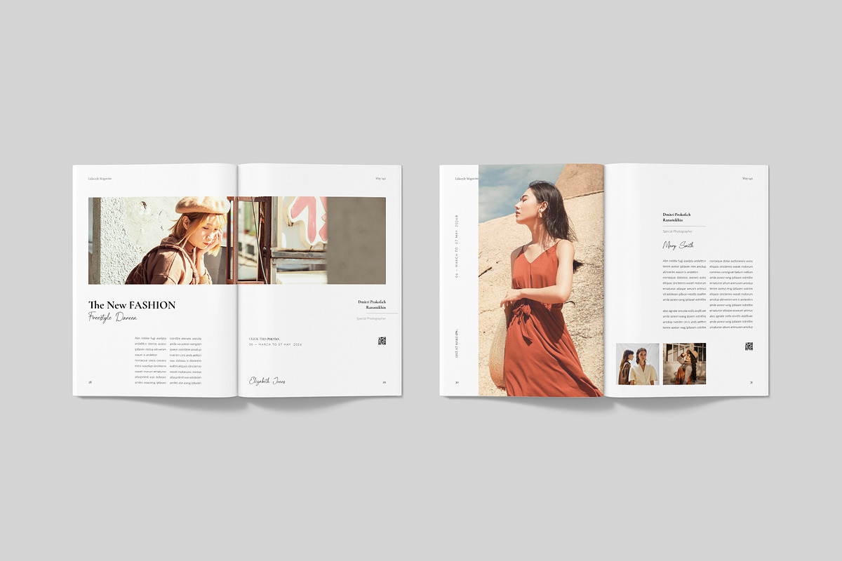 Lifestyle Magazine Template, a Magazine Template by ElvinPrint (Photo 12 of 23)