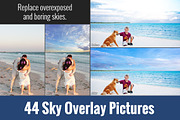 Sky Overlays - 44 Cloud Pictures, a Layer Style Add-On by Supremer Studio (Thumbnail 6 of 6)
