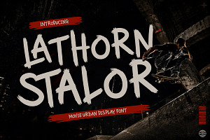 Lathron Stalor - Movie Urban Font