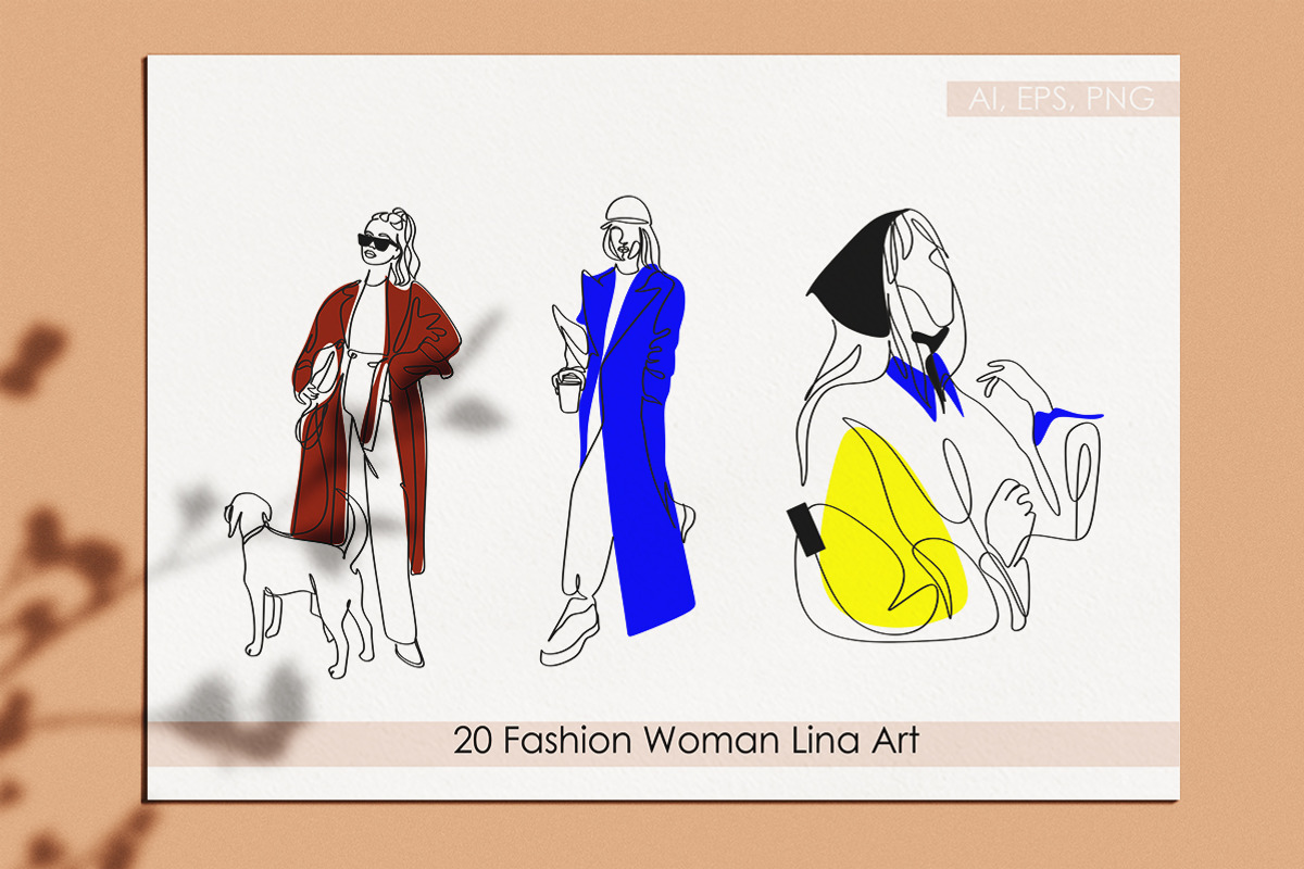Women fashion art. Fashion vector, a Person Illustration by velychko.ua (Photo 5 of 11)