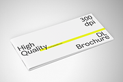 DL Landscape Brochure Mockup, a Product Mockup by Mockupdaddy (Thumbnail 14 of 15)