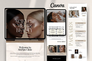 Luxury Medspa Website Template, a Landing Page Template by HAYAG Creatives
