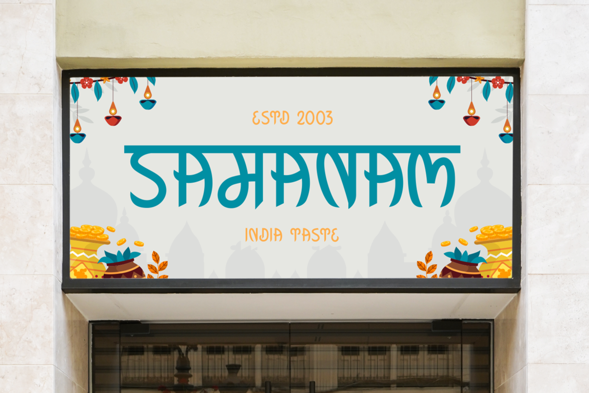 Niranjan - Sansekerta Font, a Font by PutraCetol Studio (Photo 10 of 11)