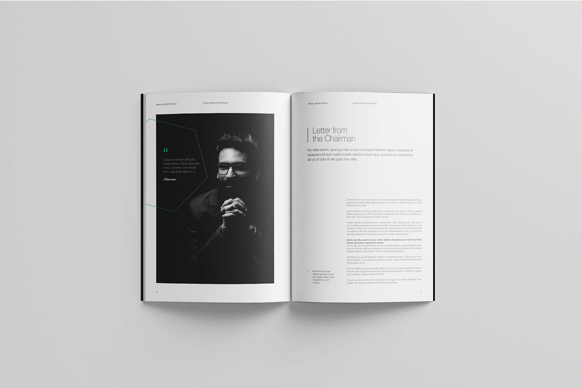 Corporate Annual Report template, a Templates & Theme by Ally Heart (Photo 8 of 11)