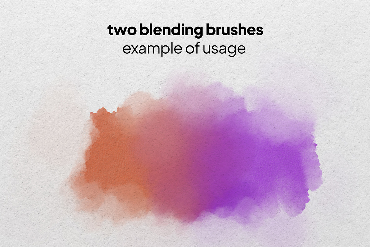 Procreate watercolor bundle, a Brush Add-On by Endete & Mazak brushes (Photo 7 of 10)