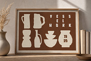Modern Pottery Silhouettes, an Object Illustration by Tekuni (Thumbnail 8 of 11)