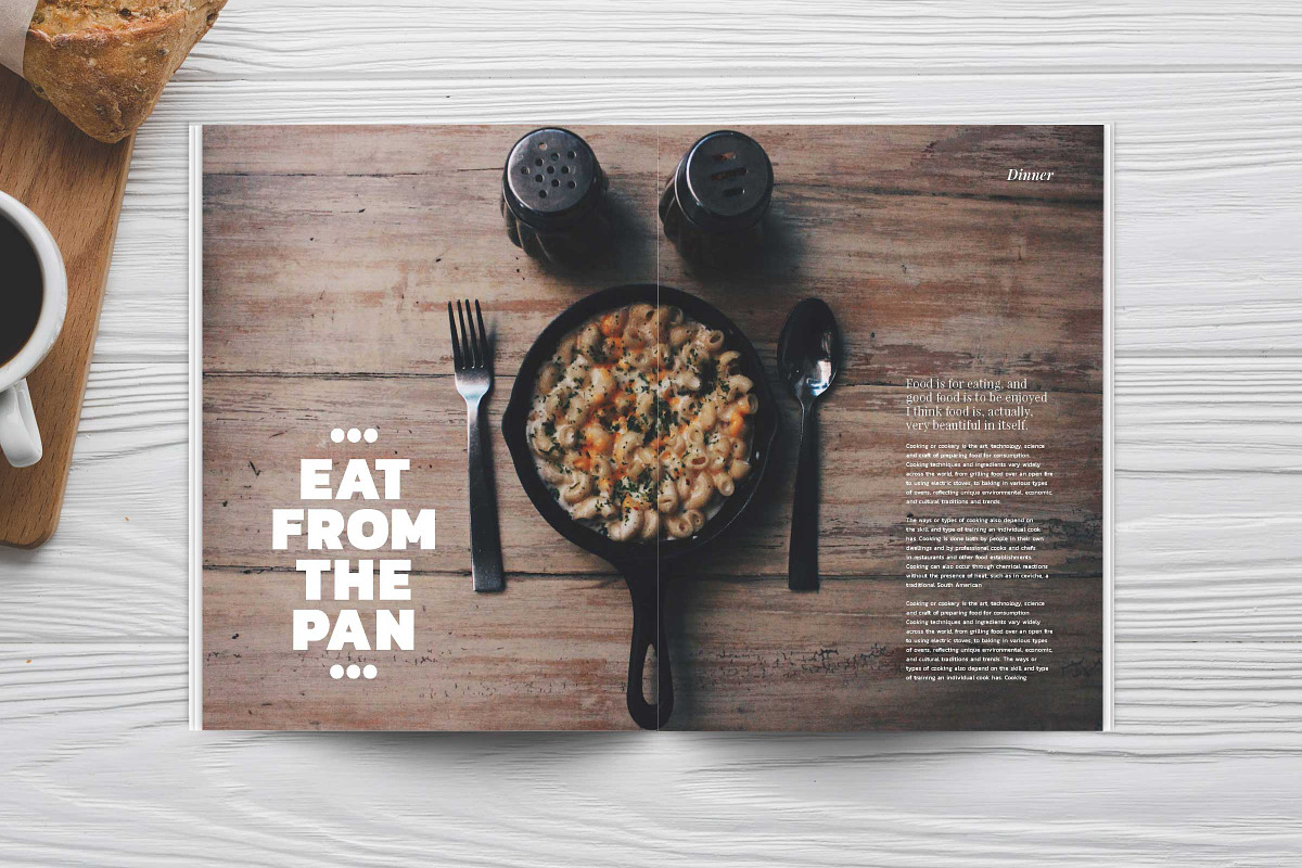 EAT GOOD FOOD Cookbook / Recipe Book, a Magazine Template by Wolfgang Design (Photo 3 of 13)