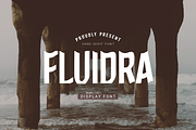 Fluidra Sans Serif Font, a Sans Serif Font by Glowin_studio (Thumbnail 1 of 3)