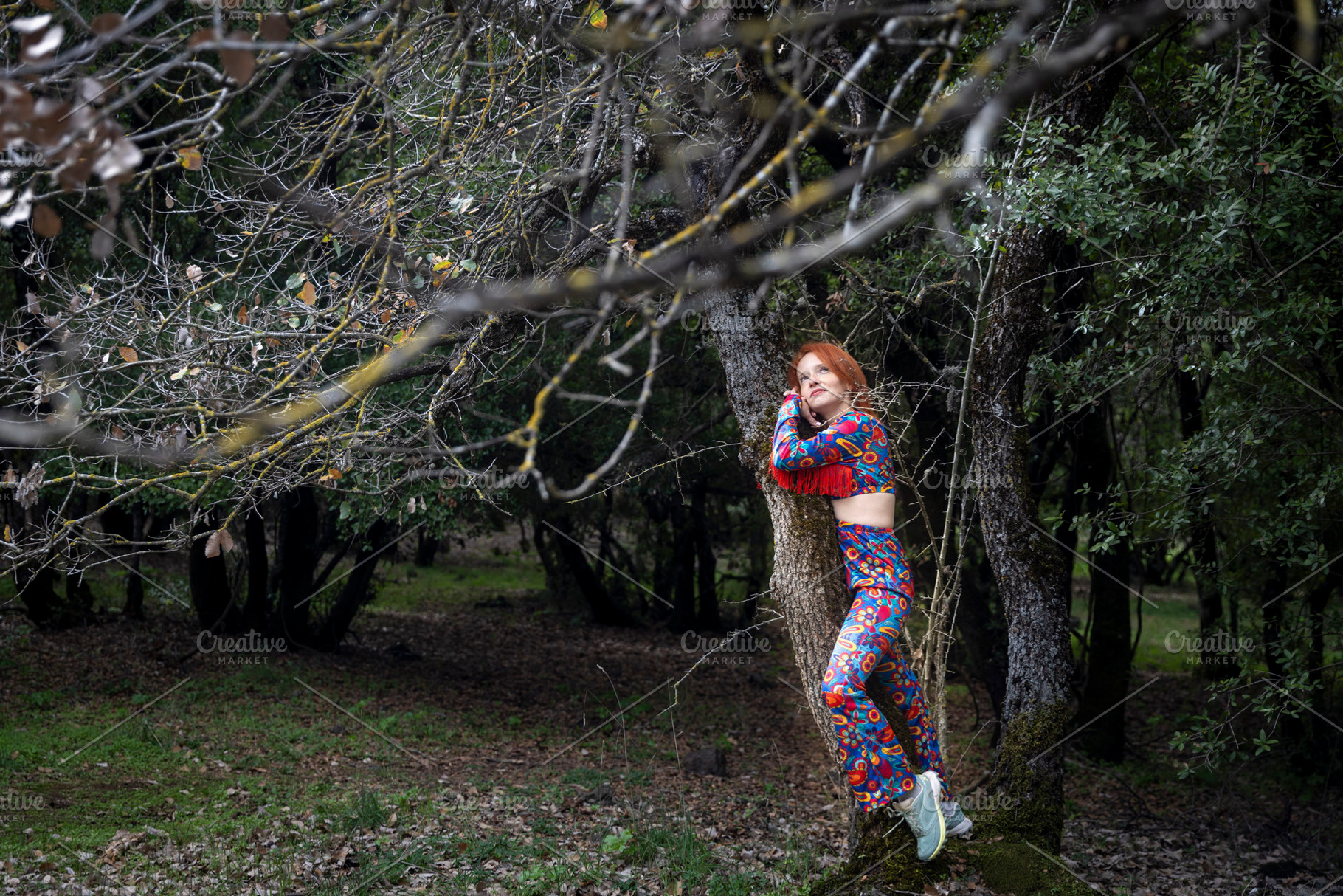 Full length shot of a red haired wom, a Person Photo by Imaginarium
