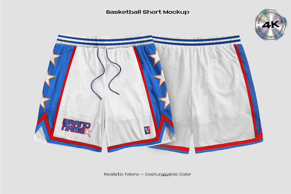 BASKETBALL SHORT MOCKUP, an Apparel Mockup by Voyage Studio (Photo 3 of 4)