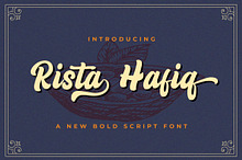 Rizta Hafiq - Retro Bold Script Font