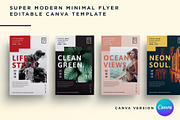 Super Modern Event Flyer+IG - Canva, a Flyer Template by Everyday Monster Creative (Thumbnail 1 of 4)