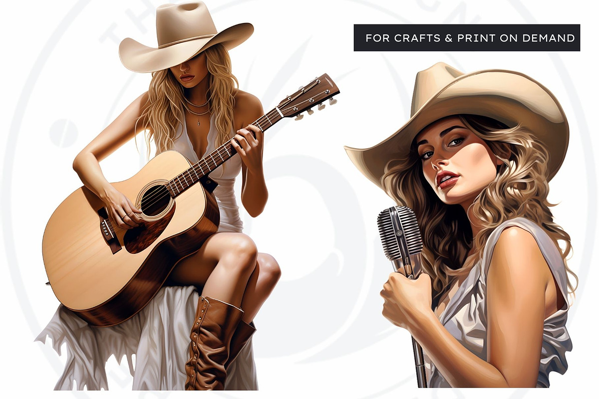 Country Music Western png clipart, a Person Illustration by ThatsDesignArt (Photo 4 of 9)