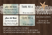 Beach Wedding Invitation Pack, an Invitation Template by Knotted Design (Thumbnail 3 of 4)