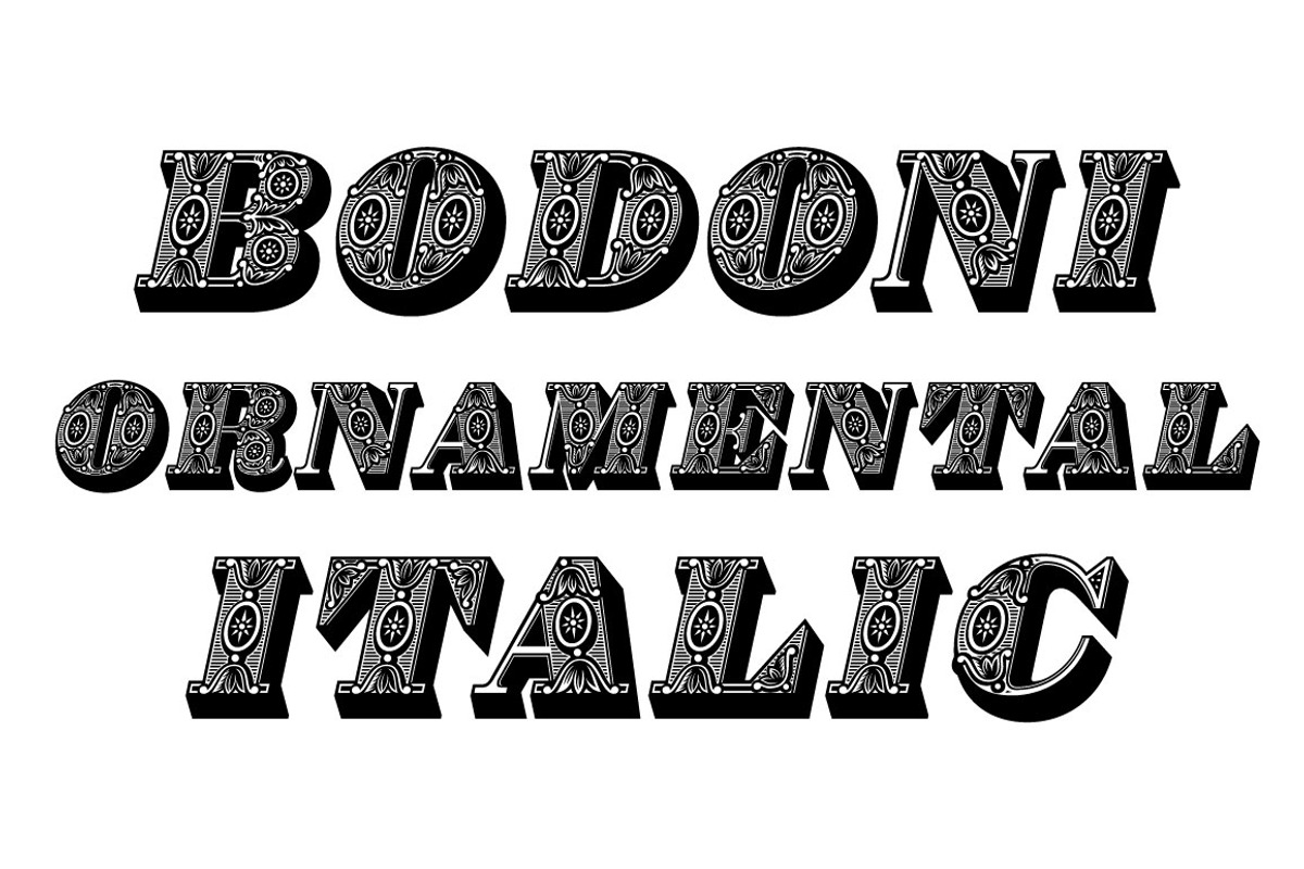 Bodoni Ornamental preview 3