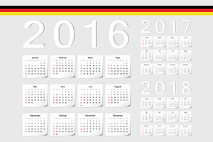 Collection Of Germany Calendars