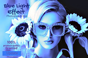 Blue Light Effect Photoshop Action, an Action Add-On by MRI STUDIO (Thumbnail 1 of 12)