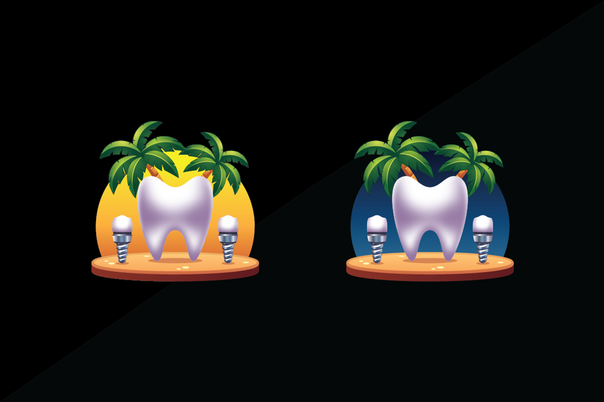 Beach Dentist Logo Template, a Branding & Logo Template by Heavtryq Design (Photo 4 of 4)