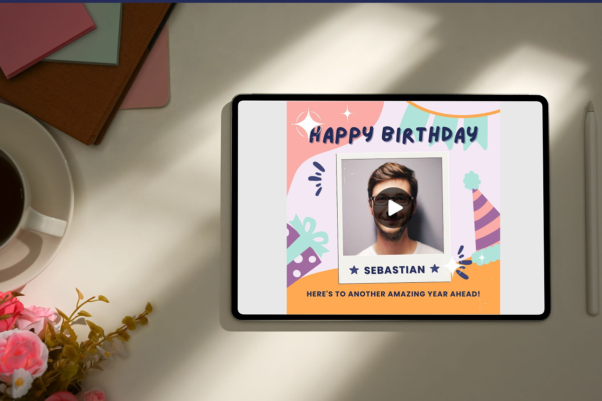 5 Birthday Animated Templates, a Templates & Theme by TemplateCastleStore (Photo 14 of 18)