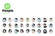 People Avatars, a Person Illustration by PureSolution (Thumbnail 4 of 4)