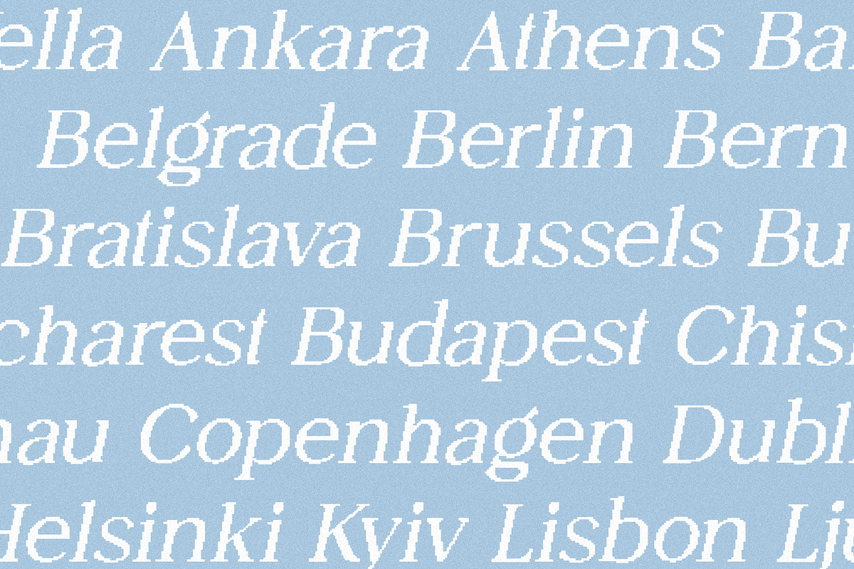 Juliette Pixel Art Serif, a Serif Font by Schrifted Type (Photo 5 of 8)