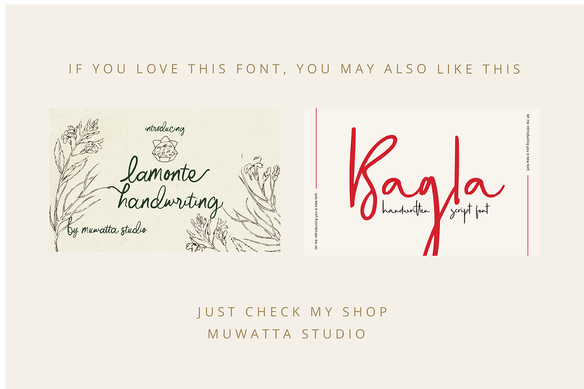 The Blooming Script, a Script Font by Muwatta Studio (Photo 11 of 11)