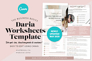 Daria - Worksheet or Course Template, a Marketing Template by Blissful Pixels (Thumbnail 1 of 6)