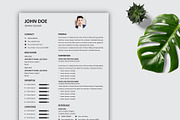 Minimal Modern Resume Template, a Resume Template by Annudesign (Thumbnail 6 of 9)