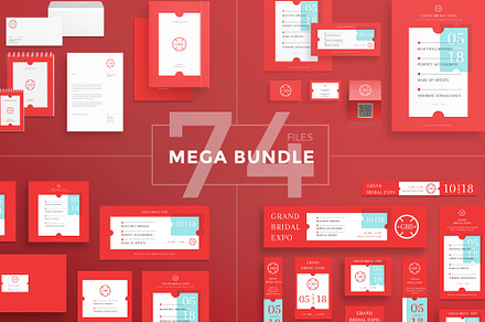 Mega Bundle | Bridal Expo, a Poster Template by Amber Graphics