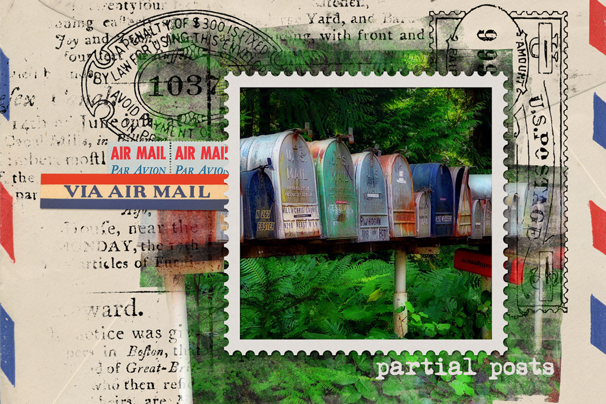 Postal Brushes for PS/PRO, a Brush Add-On by Polka Dot Pixels (Photo 4 of 4)