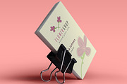 Flower Shop Business Card 2 Colors, a Business Card Template by felicidads (Thumbnail 3 of 4)