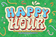 Groovy Cartoon Text Effects, a Layer Style Add-On by Andrew Skoch Design (Thumbnail 8 of 9)