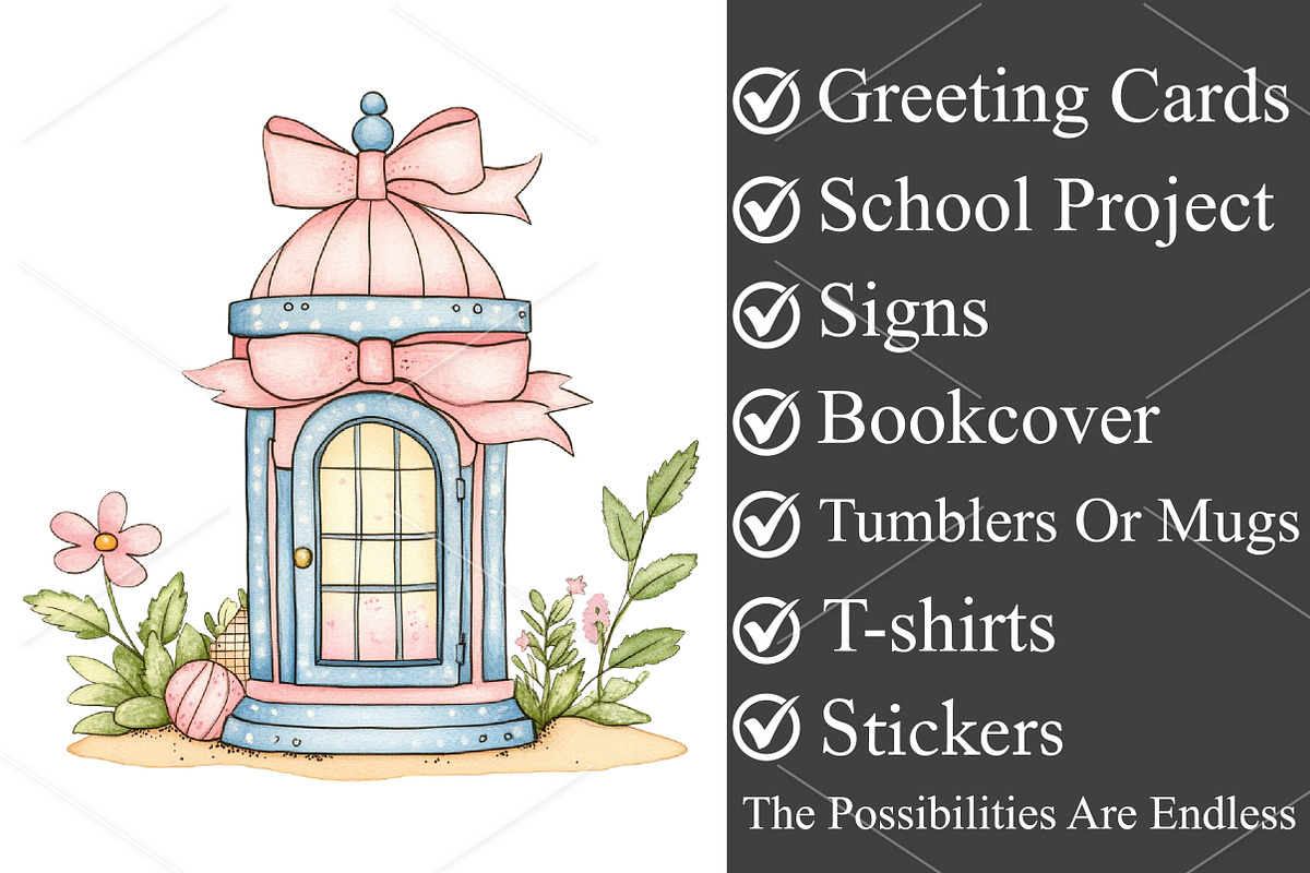 Watercolor Summer Clipart Bundle, a Seasonal Illustration by Canvas Craft (Photo 3 of 7)