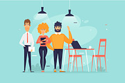 Teamwork, start-up, business., a Person Illustration by Podis (Thumbnail 5 of 5)